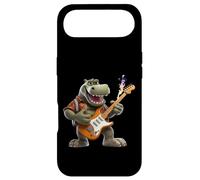 Rockstar Hippo Electric Guitar Player Funny Animal Music Case for iPhone Air