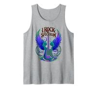Rockstar I Rock The Spectrum Autism Teacher Strength Tank Top