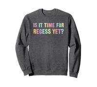 Rockstar IS IT TIME FOR RECESS YET? 2nd Grade Hello Look Out Sweatshirt