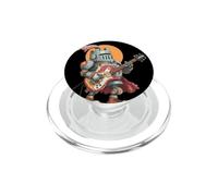 Rockstar Knight with Electric Guitar Costume PopSockets PopGrip for MagSafe