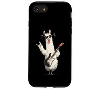 Rockstar Llama Guitarist Electric Guitar Solo Metal Graphic Case for iPhone SE (2020) / 7/8