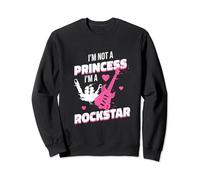 Rockstar Princess Pink Roll I'm Not A Princess Im A Rockstar Sweatshirt