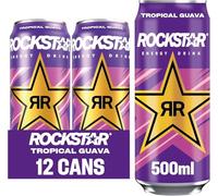 Rockstar Punched Guava Energy Drink, 500ml, Pack of 12