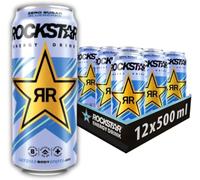 Rockstar Zero Sugar Blueberry Energy Drink 500ml | Boost Your Day with Refreshing Energy | Carbonated Energy Drink (Pack of 12)