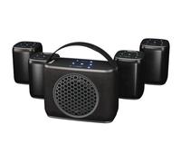 Rocksteady Stadium 2: Four Speakers and One Subwoofer Bundle - Immersive, connectible, and up to 150 ft of Range. Up to 30 Hours of Battery Life.