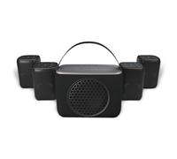 Rocksteady Stadium 2: Four Speakers and One Subwoofer Bundle - Immersive, connectible, and up to 150 ft of Range. Up to 30 Hours of Battery Life.