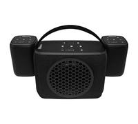 Rocksteady Stadium 2: Two Speakers and One Subwoofer 2.1 Bundle - Immersive, connectible, and up to 150 ft of Range. Up to 30 Hours of Battery Life.