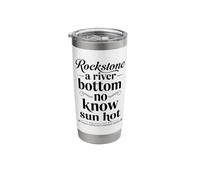 Rockstone River Bottom Sun Hot Jamaican Proverbs and Meaning Stainless Steel Insulated Tumbler