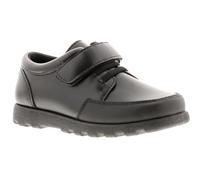 Rockstorm Arnold Boys School Shoes & Trainers - Black School Shoes with Touch Fastening Strap & Twin Bungee Lace. Comfortable Footwear for Boys Black 13 Child UK