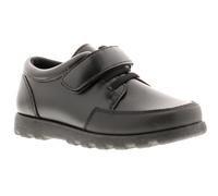 Rockstorm Arnold Boys School Shoes & Trainers - Black School Shoes with Touch Fastening Strap & Twin Bungee Lace. Comfortable Footwear for Boys Black 10 Child UK