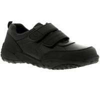 Rockstorm Blast Boys' School Shoes, Black Scuff-Resistant Twin Strap Casual Trainers, Sizes 9 Child - 6 Adult Black 1 UK