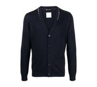 Rockstud Untitled Cardigan - male - Valentino Garavani - Cardigans - Blue - S - Knitwear S