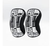 RockTape Assassins Knee Sleeves 5mm - Pair of Neoprene Sleeves for Moderate Support, Compression & Warmth - Breathable 4-Way Lycra Liner - Ideal for Lifting, Squats & WODs, Manifesto, Small