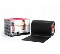 RockTape Mini Big Daddy Roll Pre-Cut Kinesiology Tape (10x5cm) - Elastic Therapeutic Sports Tape for Shoulder, Ankle, Elbow, Wrist, Shin Splints, Knee - Latex Free - Black