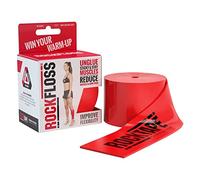RockTape RockFloss Tack Mobility Band, Compression Muscle Recovery, Floss for Muscle Soreness, 2'' x 7'' Width, Red