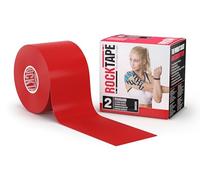 RockTape Unisex Uncut Std Kinesiology Tape (5cm x 5m Roll) - Elastic Therapeutic Sports Tape - Physio Sports Tape for Shoulder, Ankle, Elbow, Wrist, Shin Splints and Knee Support - Red
