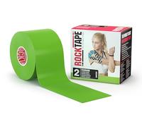 RockTape Unisex Uncut Std Kinesiology Tape (5cm x 5m Roll) - Elastic Therapeutic Sports Tape - Latex Free Physio Sports Tape for Shoulder, Ankle, Elbow, Wrist, Shin Splints and Knee Support - Lime