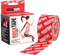 Rocktape Kinesiology Tape Athletes, Water Resistant, Reduce Pain & Injury Recovery, 5cm x 5m, Uncut, Red Logo