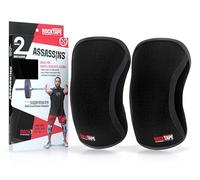 RockTape Unisex Assassins RockTape Assassins Knee Sleeves Workout Knee Support Neoprene Durability and Comfort Black S Pa, Black, S UK