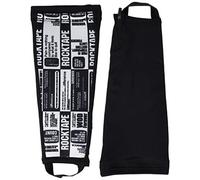 RockTape Unisex RockWrist Wrist Wraps, Weightlifting Support, Black/White, 6.35cm X 55.88cm/2.5" 22", Pack Of 2, Black/White