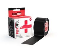RockTapeRx Unisex Kinesiology Tape (5cm x 5m Roll) - Elastic Therapeutic Tape for Rehab & Posture Training - Gentle Adhesive for Sensitive Skin - Physio Sports Tape for Athletes - Black