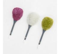 Rocktex 3 Pack Microfiber Delicate Duster & Detail Brush - Dual Ended Duster with Microfiber, Electrostatic and Washable Screen Static Cleaning Tool for Office, Car, Laptop, Screen, Keyboard, TV