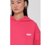 Rockupy One with the Earth - Daria Long-sleeved Top Hoodie dark red M
