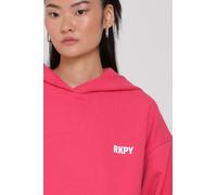Rockupy One with the Earth - Daria Long-sleeved Top Hoodie dark red S