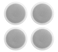 Rockville 70V 6" Commercial Ceiling Speakers 4 Restaurant/Office, White (CCL6T
