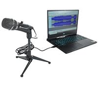Rockville A-Stream Live Streaming USB Microphone w Gain+Mute Control+Stand+Cable