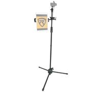 Rockville CAMSTAND Adjustable Tripod Webcam Camera Stand, Swivel Head, iPhone/iPad/Tablet Mount, Portable, Heavy-Duty, for Streaming, Vlogging, Microphone, and Music Setups