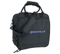 Rockville MB1313 DJ Gear Mixer Bag 13 x 13 x 6 Inches, Padded Protection, Multiple Pockets, Adjustable Strap, for DJs and Mobile Audio Professionals
