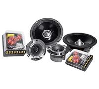 Rockville Pair X6.5C Competition 6.5" 1000W Component Speakers/Titanium Tweeters, black,silver