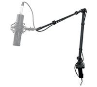 Rockville R-BOOM 34 34" Easy-Adjust Boom Arm Studio Podcast Mic Stand+Desk Clamp