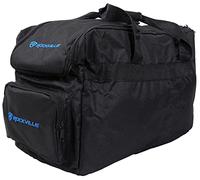Rockville RLB30 Carrying Bag for 4 Slim Par Chauvet/ADJ Lights, Controller, Cables, Durable Nylon, Padded Compartments, for Mobile DJs and Event Lighting