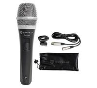 Rockville RMP-XLR Dynamic Super Cardioid Microphone, 10ft XLR Cable, Rugged Plastic Body, Clear Sound, M-06 Cartridge, for Vocals and Instruments