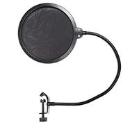 Rockville RockPop Double Screen Recording Mic Pop Filter w/Metal Gooseneck Clamp