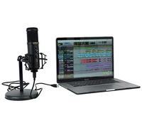 Rockville Solo-Cast Pro 24 bit 192Khz USB Computer Microphone Youtube Zoom Podcasting Gaming Skype Twitch Streaming Home Studio Recording Laptop Desktop Mic w/ Headphone Out+Desk Stand+Pop Filte