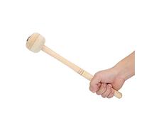 RockVOQRN Bass Drum Mallet Stick Wool Felt Head Percussion Marching Band Accessory