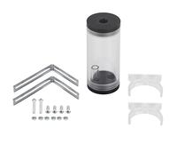 RockVOQRN PC Computer Water Cooling Radiator Liquid Cylinder Reservoir Acrylic Tank Kit Transparent for Computer Enthusiasts