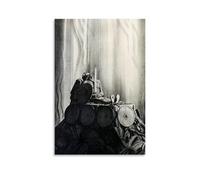 Rockwell Kent Paintings Wall Art Poster Prints Beowulf Funeral Pyre (1931) Art Canvas Painting Decor Wall Print Photo Home Modern Decoratives Unframe 12x18inch(30x45cm)