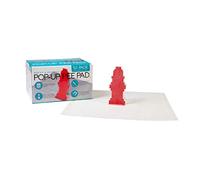 Rocky and Maggie's Pop-Up Pee Pad, Male Dog Puppy Pads with Hydrant Target, 50 Pads/Box