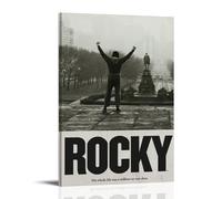 Rocky BalboaPainting Art Poster Canvas Art Wall Decoration Home Bedroom Aesthetics Painter Living Deco Strong Wall Painting Room DecoratedFrame-style08x12inch(20x30cm)