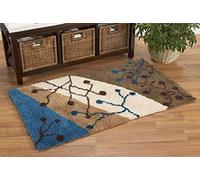 ROCKY&CHAO Latch Hook Kits for Adults, Abstract Pattern 60X40CM, DIY Latch Hook Rug Kit Home Carpet Rug Making Kit, Cross Stitch Embroidery Kits Needlework Crafts Rug for Home Decor