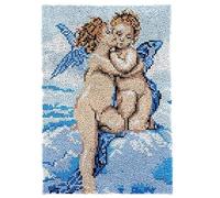 ROCKY&CHAO Myriad Choices Latch Hook Rug Kits, DIY Rug, Home Carpet Making Canvas Crochet Kits Embroidery Needlework Crafts for Decor, Beginners Kids Adults, 60 X 40 cm