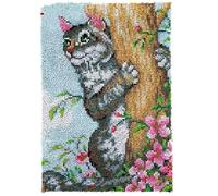 ROCKY&CHAO Myriad Choices Latch Hook Rug Kits, DIY Rug, Home Carpet Making Canvas Crochet Kits Embroidery Needlework Crafts for Decor, Beginners Kids Adults, 60 X 40 cm