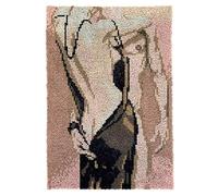 ROCKY&CHAO Myriad Choices Latch Hook Rug Kits, Home Carpet Rug Making Kits, DIY Crochet Kits Embroidery Kits Needlework Crafts for Home Decor, Latch Hook Kits for Beginners Kids Adults, 60 X 40 cm