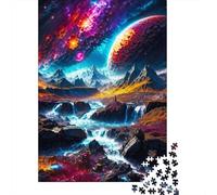 Rocky Colossus 1000-Piece Puzzle for Adults, 52x38cm/1000pcs, A Weekend Activity at Your Own Pace; White Pieces for Organised Sorting