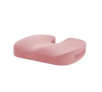 Rocky Green Memory Foam Cushion Office Sedentary Buttock Cushion - Ergonomic Breathable,Buttock Design,Four Seasons,Removable and Washable (grey/black/pink Available) (PINK)