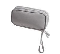 Rocky Green Multi-Functional Digital Accessory Storage Bag 3 in 1 - Portable Large Capacity Dustproof Storage System,Travel Business Dual-use(4 Colours) (Double Deck,Grey)